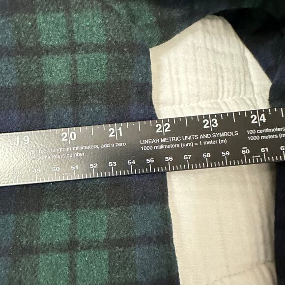 Anthropologie Avec Les Filled Long Plaid Trench Coat Old Money Sz Med. NWT $289 - Picture 8 of 9